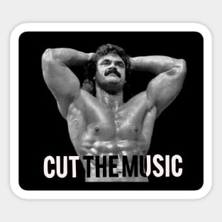 Cut the music Sticker